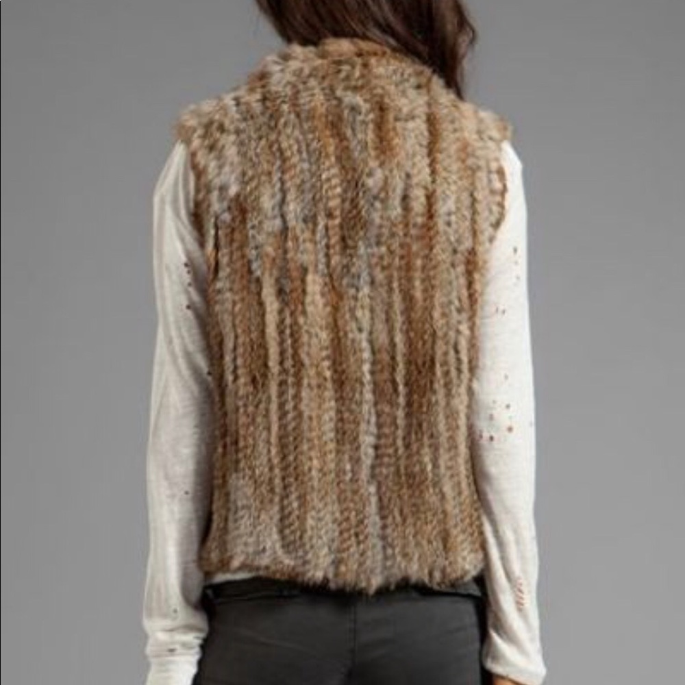 Joie Rabbit Fur Andoni Vest - Picture 2 of 5